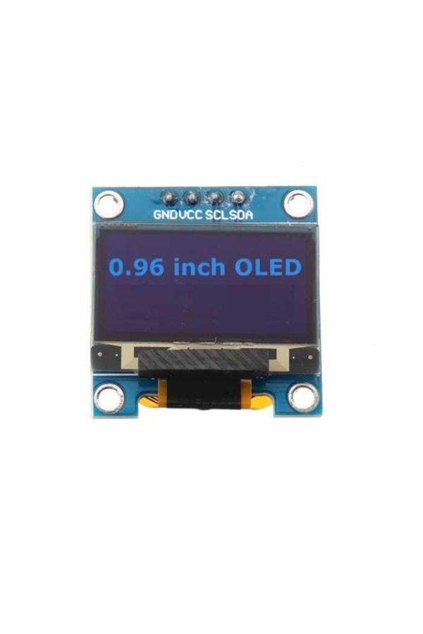 Rodevino 0.96 Inch 128X64 I2C Oled Display Ssd1306 Arduino Mavi - Sarı - Image 1