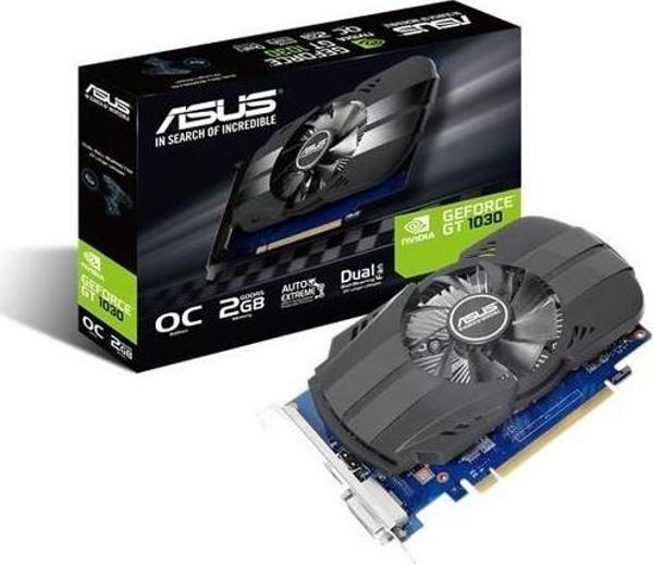 Asus 2Gb Ph-Gt1030-O2G Gddr5 6008Mhz 64-Bit Dvı-Hdmi (Ph-Gt1030-O2G) Ekran Kartı - Image 1