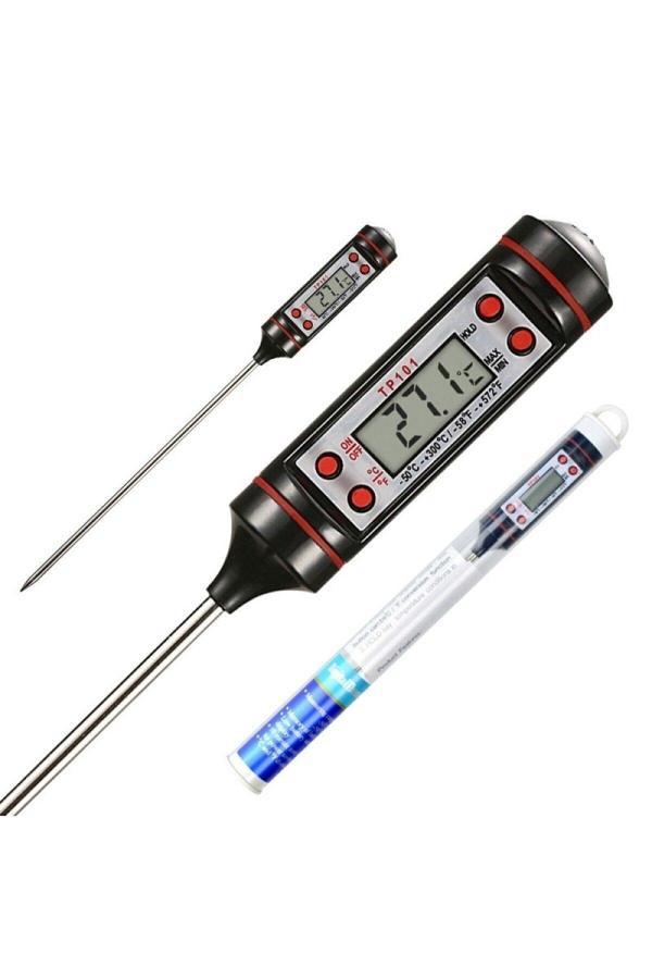 Rodevino Tp101 Dijital Gıda Termometresi - Elektronik Sıvı Sıcaklık Kalemi (Siyah) - Image 1