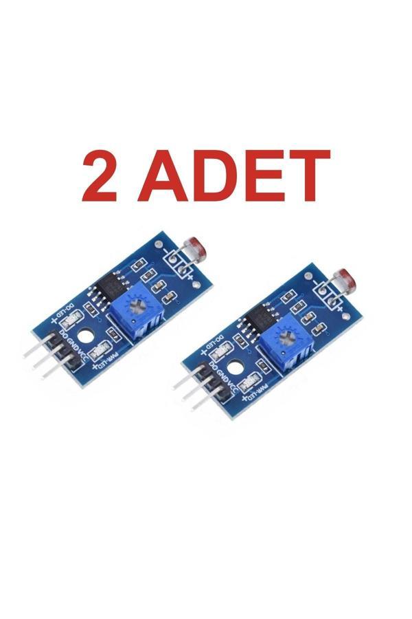 Rodevino 2 Adet Ldr Işık Sensör Modülü Lm393 – Arduino Light Sensor Board Ldr Kart - Image 1