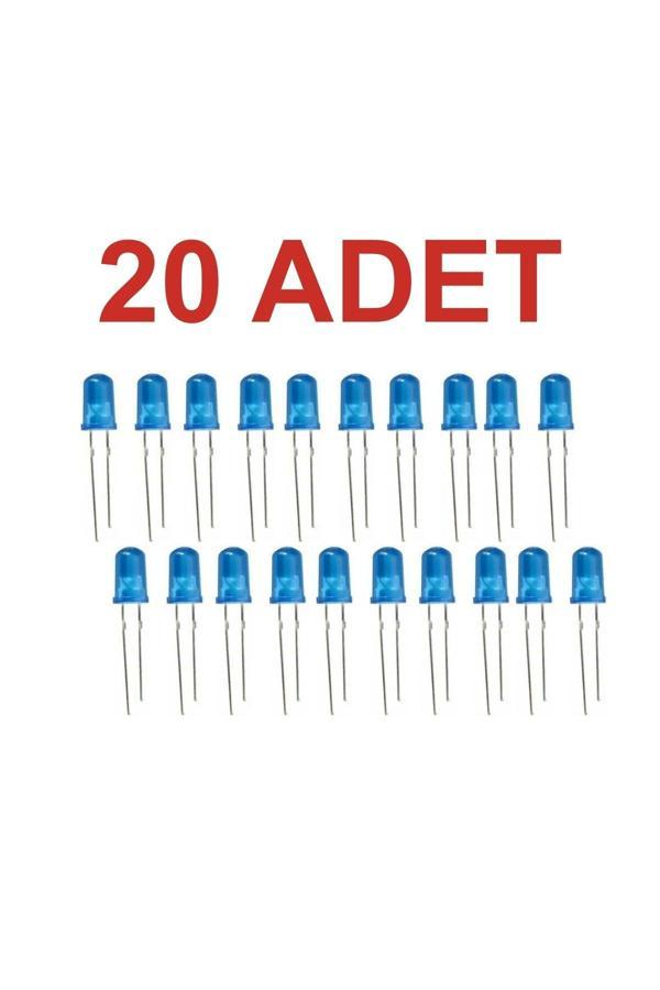 Rodevino 20 Adet 5Mm Mavi Led - Image 1