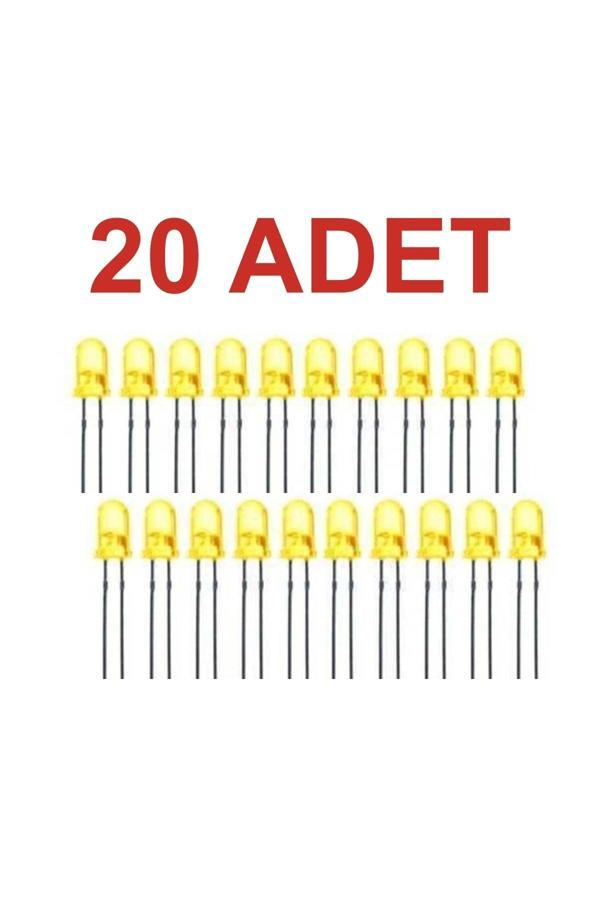 Rodevino 20 Adet 5Mm Sarı Led - Image 1