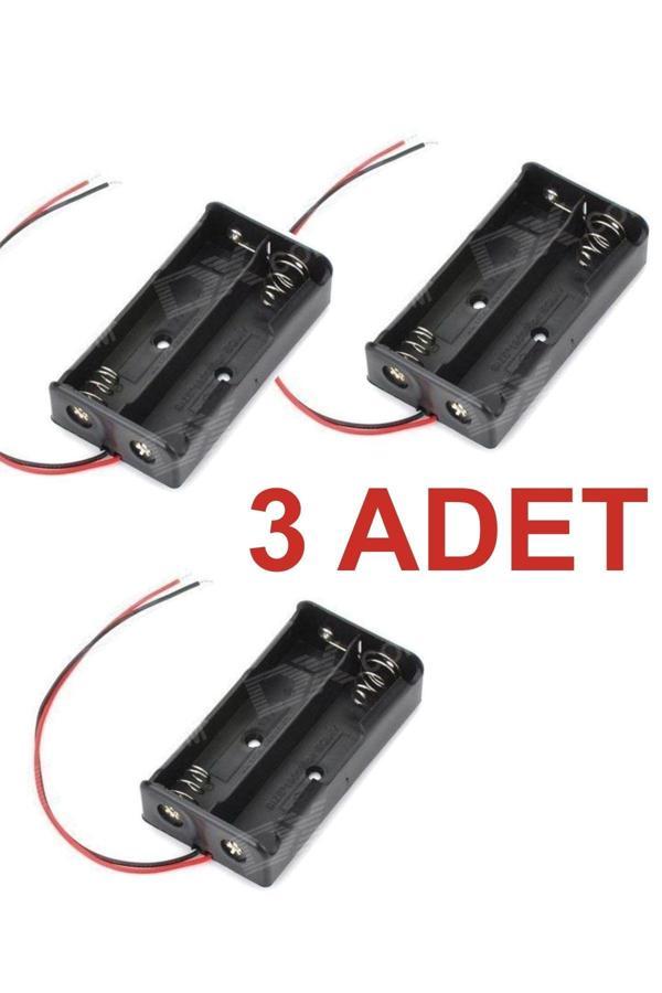 Rodevino 3 Adet 18650 Pil Yatağı Ikili Lityum Ion Pil Yuvası - 2 Kanal - Image 1