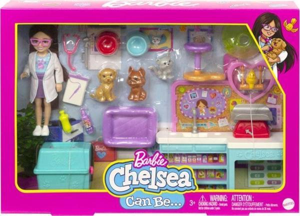 Barbie Oyuncak Chelsea Meslekleri Öğreniyor Veteriner Oyun Seti Hgt12 - Image 1