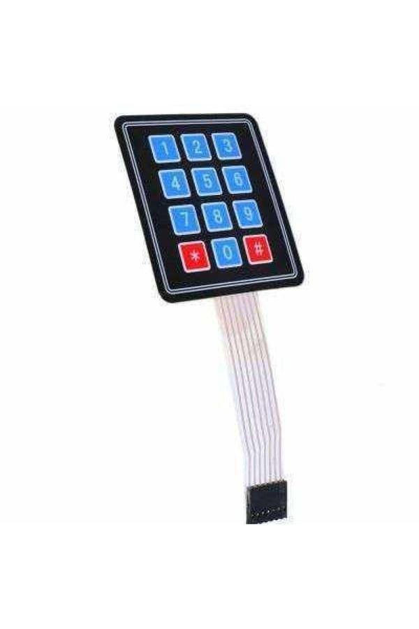 Rodevino 4X3 - 12 Buton Membran Tuş Takımı Keypad Klavye Arduino - Image 1