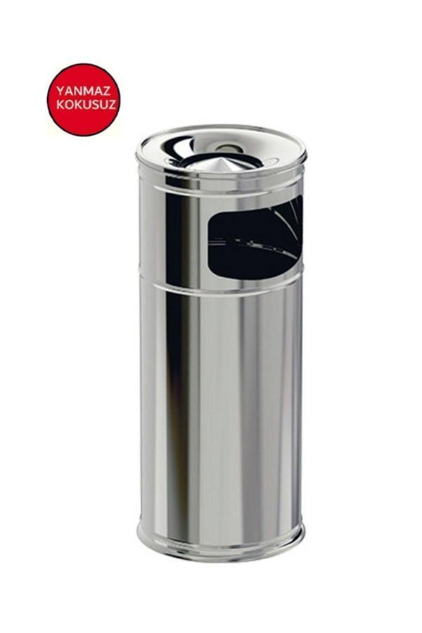 Maxiflow Paslanmaz Çelik Standart Kolon Küllük Çap 19 Yükseklik 60 Cm S.S 430K - Image 1