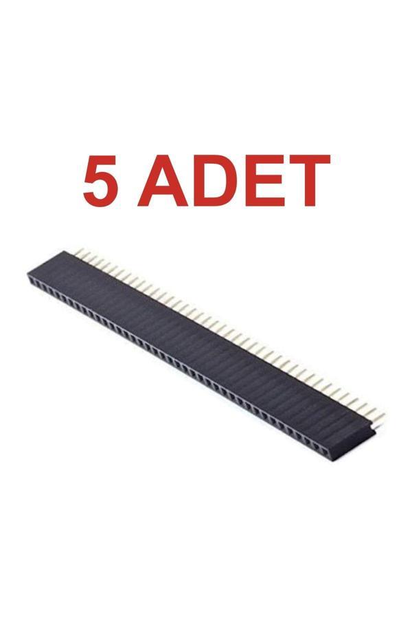 Rodevino 5 Adet Header Dişi 1X40 Tek Sıra 180 Derece 2.54Mm Standart Boy - Image 1