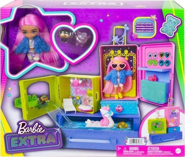 Barbie Oyuncak Extra Mini Bebekler ve Hayvan Dostlarının Seyahat Maceraları Hdy91 - Image 1