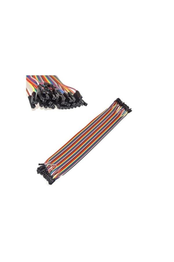 Rodevino Dişi‑Dişi Jumper Kablo 40 Adet 20 Cm 2.54 Mm Arduino - Image 1