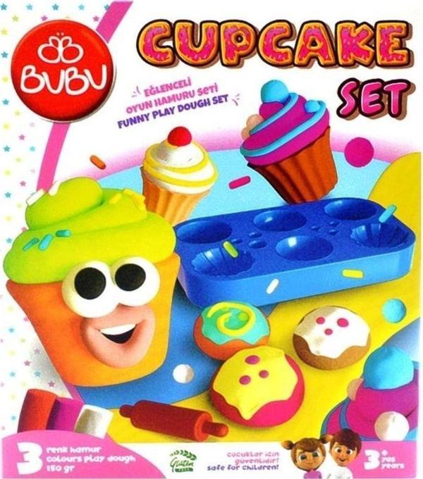 Bu-Bu Oyun Hamuru Seti Cupcake (S) Bubu-Oh0021 - Image 1