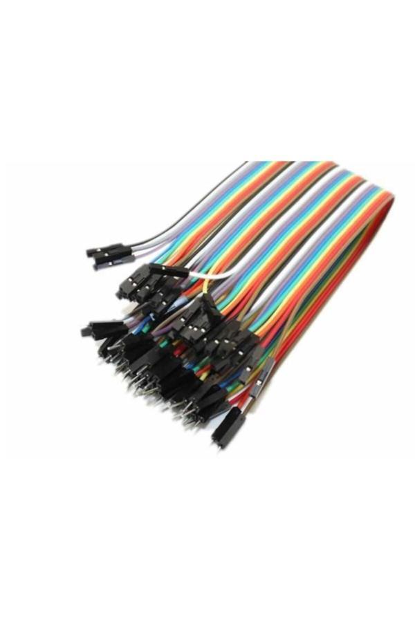 Rodevino Erkek-Dişi Jumper Kablo 40 Adet 20 Cm 2.54 Mm Arduino - Image 1