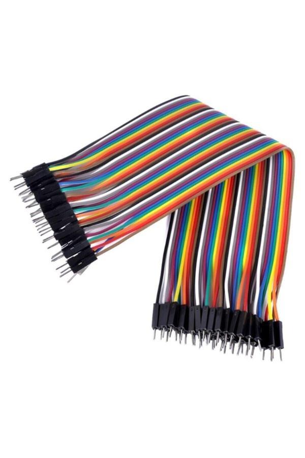Rodevino Erkek-Erkek Jumper Kablo 40 Adet 20 Cm 2.54 Mm Arduino - Image 1
