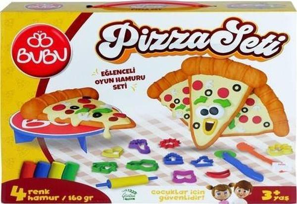 Bu-Bu Oyun Hamuru Seti Pizza (L) Bubu-Oh0011 - Image 1