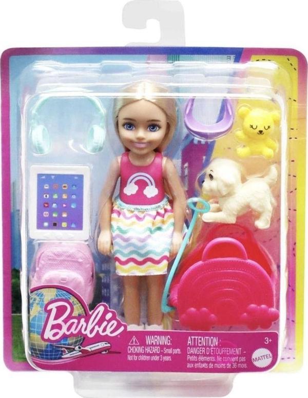 Barbie Oyuncak Seyahatte Chelsea Bebek ve Aksesuarları Hjy17 - Image 1