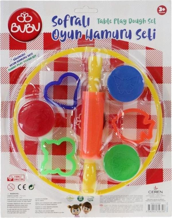 Bu-Bu Oyun Hamuru Seti Sofralı 3X15 Gram Bubu-Oh0002 - Image 1