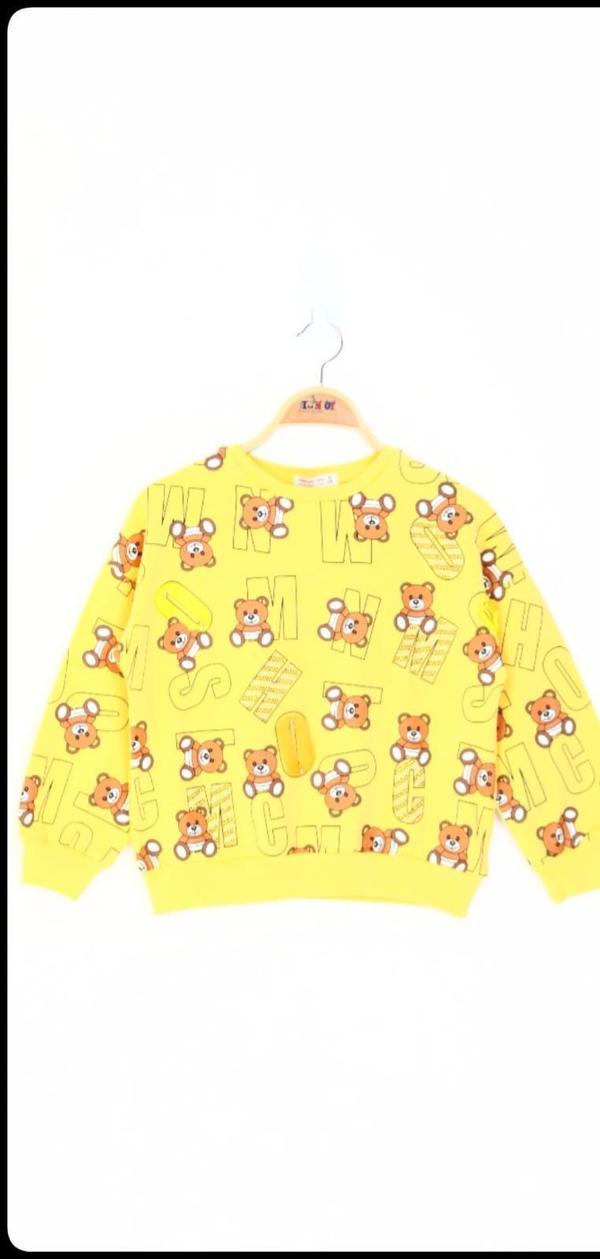 Toontoy Kız Çocuk Harf Baskılı Sweatshirt  - Image 1