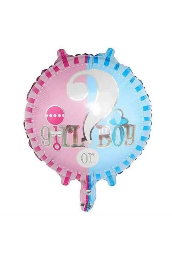 İkm Balon 18 Inc Yuvarlak Cinsiyet Folyo Balon - Image 1