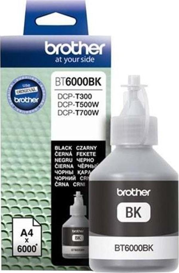 Brother Bt6000Bk Black Siyah 6.000 Sayfa Şişe Mürekkep Dcp-T300-T500-T700 Mfc-T800 - Image 1