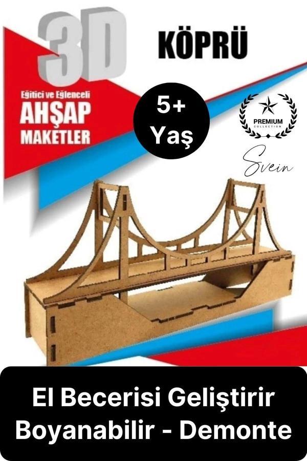 Özel Üretim 3 Boyutlu Minyatür Ham Ahşap Maket Boyanabilir Eğitici Öğretici Motor Beceri Hobi Oyun - Image 1