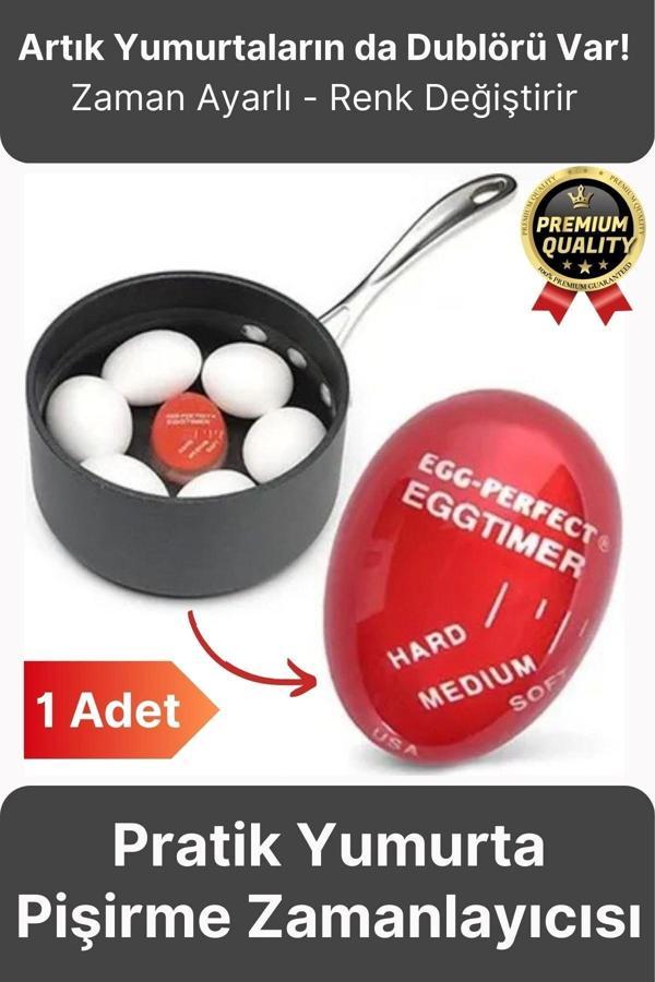 Özel Üretim Pratik Zaman Ayarlı Renk Değiştiren Dublör Yumurta Pişirme Haşlama Zamanlayıcısı 1 Adet - Image 1