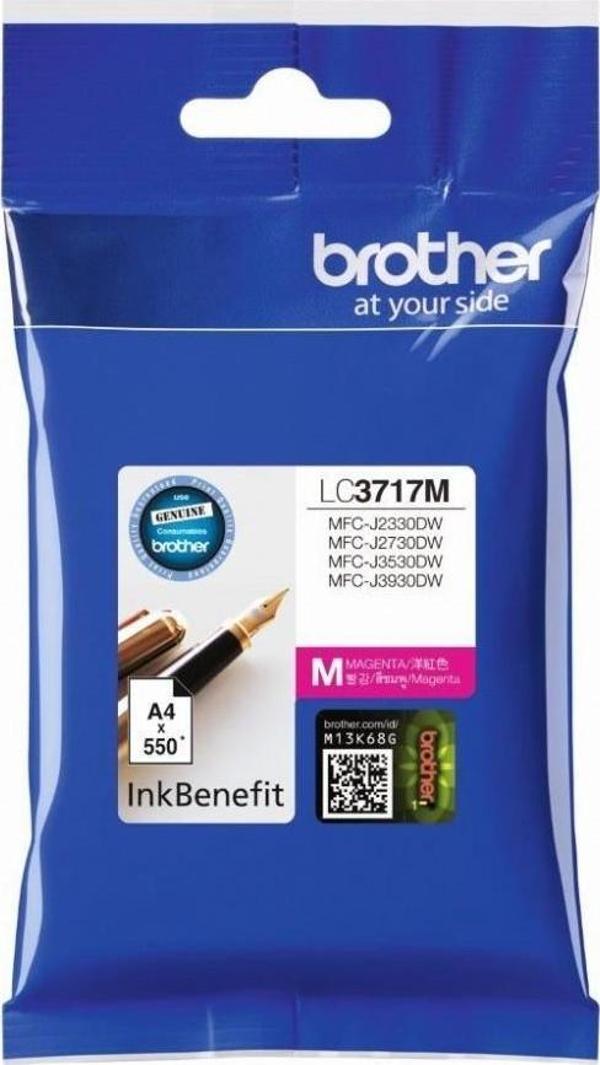 Brother Lc3717M Magenta Kırmızı 550 Sayfa Kartuş Mfc-J3930Dw - Image 1