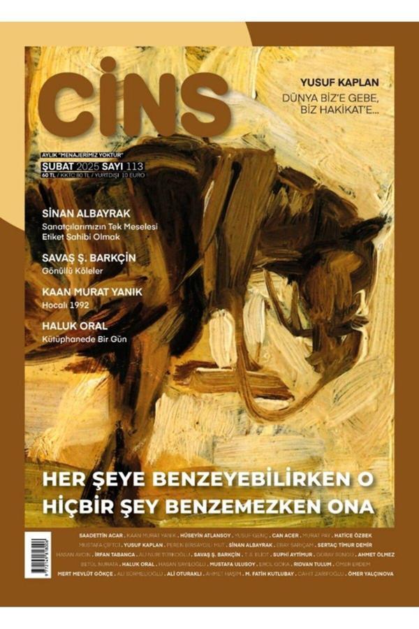 Cins Dergisi Cins Dergi 113.Sayı Şubat 2025 - Image 1