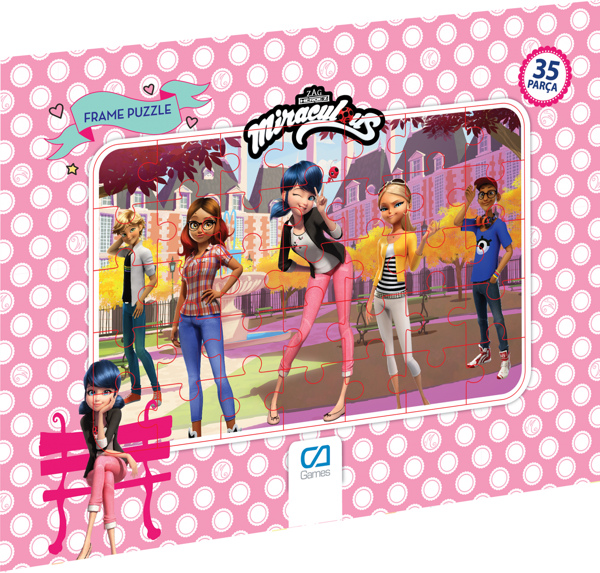 Ca Games Ca Puzzle 35- 1 Miraculous Frame 5020 - Image 1