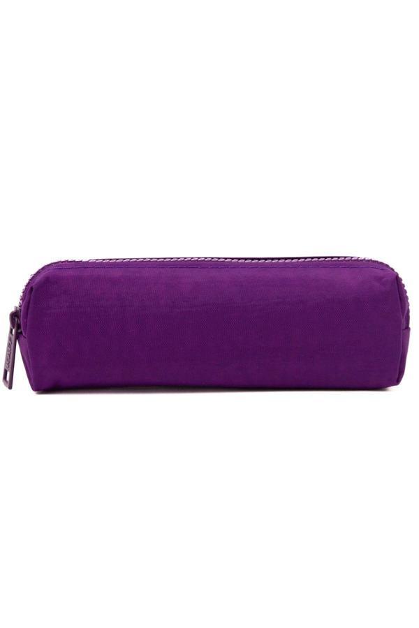 Kaff 01106 Mor Krinkıl Kumaş Unisex Tek Bölmeli Suya Dayanıklı Parmak Kalemlik Kalem Kutusu - Image 1