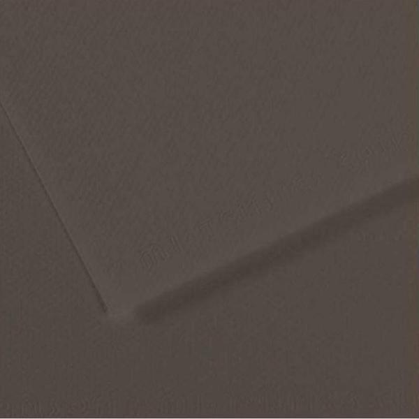 Canson Dokulu Fon Kartonu Mi-Teintes Sh Canmt 50X65Cm 160 Gram Grey Antrasit Gri 184 31032S130 (10 Lu Paket) - Image 1