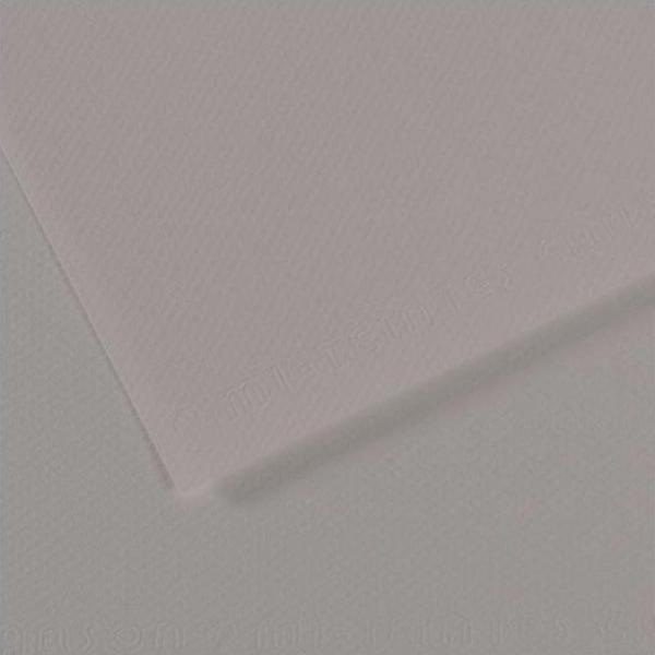 Canson Dokulu Fon Kartonu Mi-Teintes Sh Canmt 50X65Cm 160 Gram Grey Ay Grisi 186 31032S132 (10 Lu Paket) - Image 1