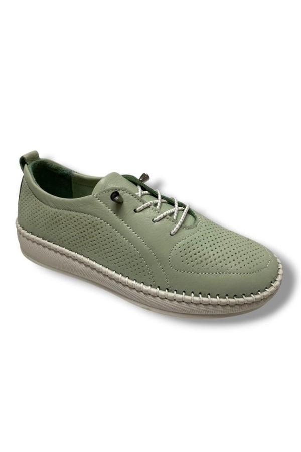 DM 212-25 Hakiki Deri Anatomik Slip On Kadın Ayakkabı - Image 1