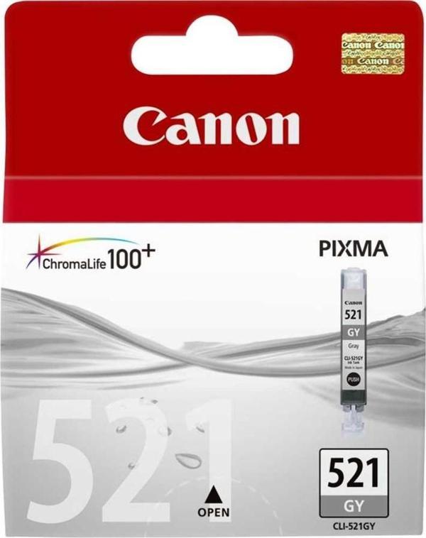Canon Cli-521Gy Grey Gri Mürekkep Kartuş Mp260-540-550-620 - Image 1