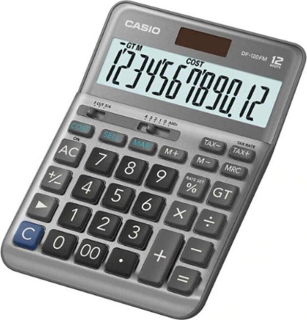 Casio 12 Hane Masa Üstü Hesap Makinesi Df-120Fm - Image 1
