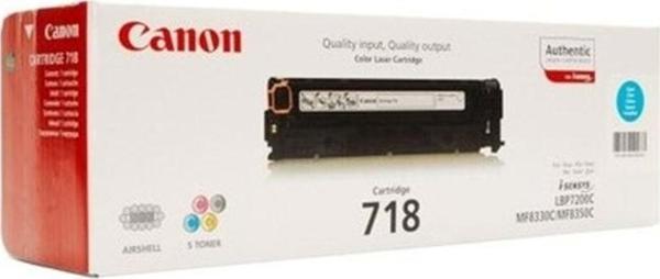Canon Crg-718C Cyan Mavi Toner Mf728-729 Mfc8350-8580 Lbp7210 - Image 1