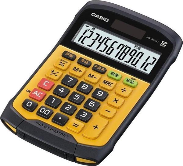 Casio 12 Hane Suya-Toza Dayanıklı Masa Üstü Hesap Makinesi WM-320Mt - Image 1