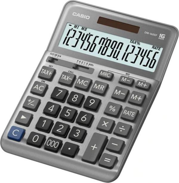 Casio 16 Hane Masa Üstü Hesap Makinesi Dm-1600F - Image 1