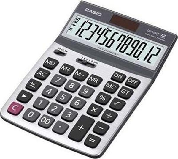 Casio Dx-120St 12 Hane Oynar Başlıklı Masa Üstü Hesap Makinesi - Image 1