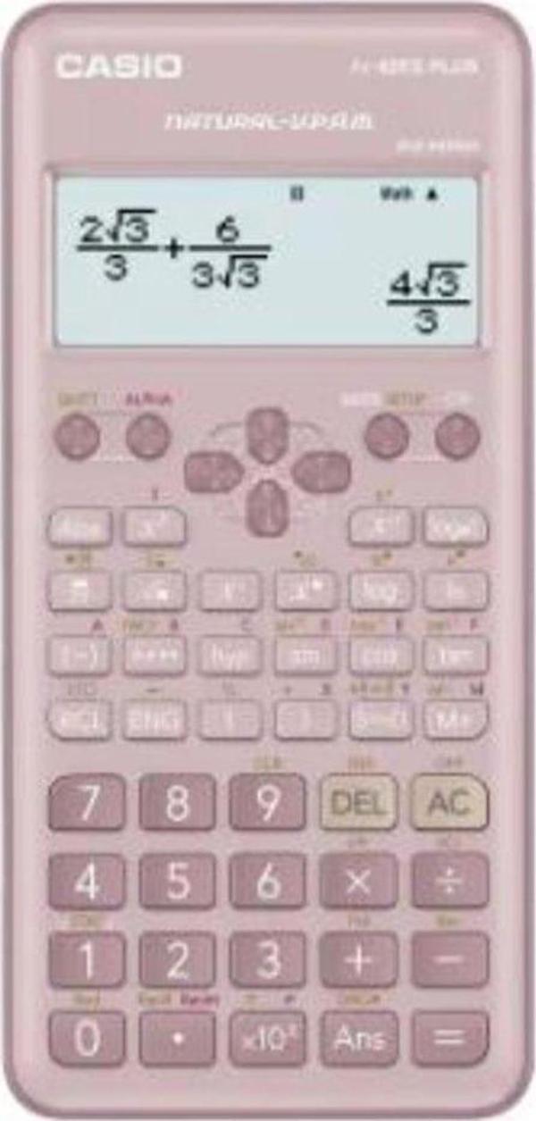 Casio Fx-82Es Plus Pembe Bilimsel Fonksiyonlu Hesap Makinesi 2.Versiyon - Image 1