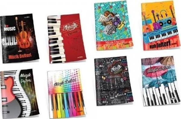 Çınar Uninote A4 Müzik Defteri Büyük 30 Yaprak (12 Li Paket) - Image 1