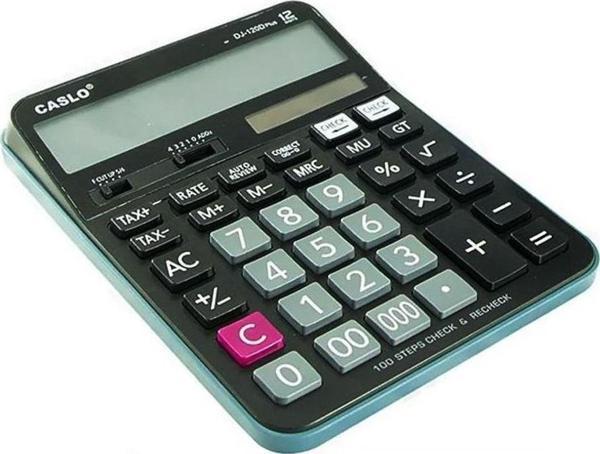 CSL Dj-120D Plus 12 Hane Masa Tipi İşlem Kontrollü Hesap Makinesi - Image 1