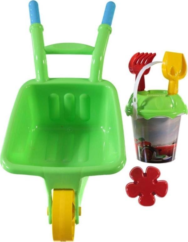 Dede Oyuncak El Arabası Plaj Seti (Karışık Renk 1 Adet) 01519 - Image 1