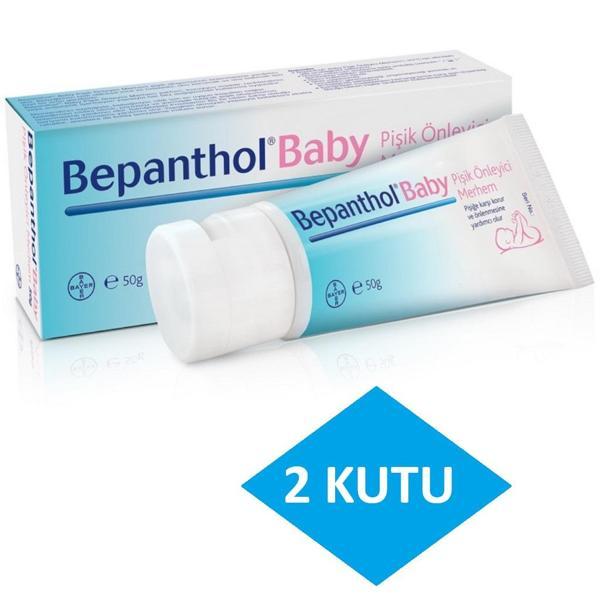 2 KUTU Bepanthol Baby Pişik Önleyici Merhem 50gr - Image 1