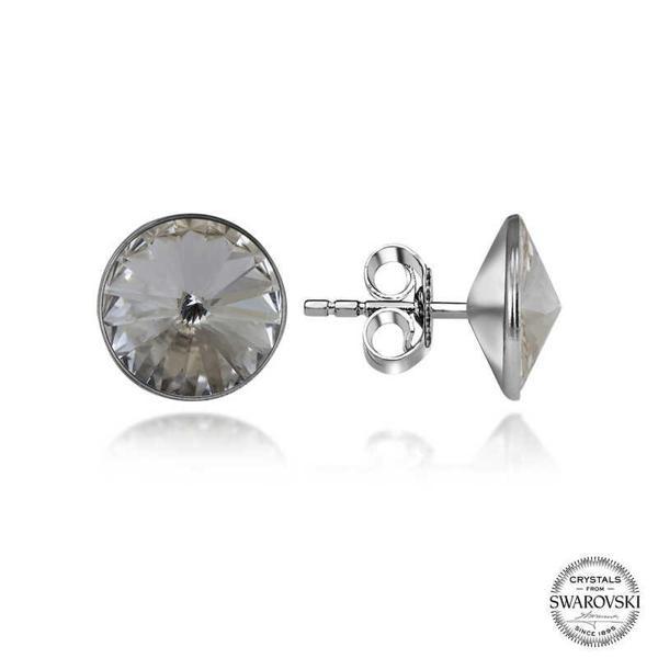 Swarovski Crystal Taşlı Gümüş Çivili Kadın Küpe SL5209 - Image 1