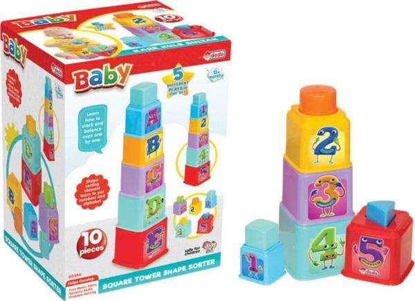 Dede Oyuncak Kare Kule Bultak Bul-Tak 03464 - Image 1