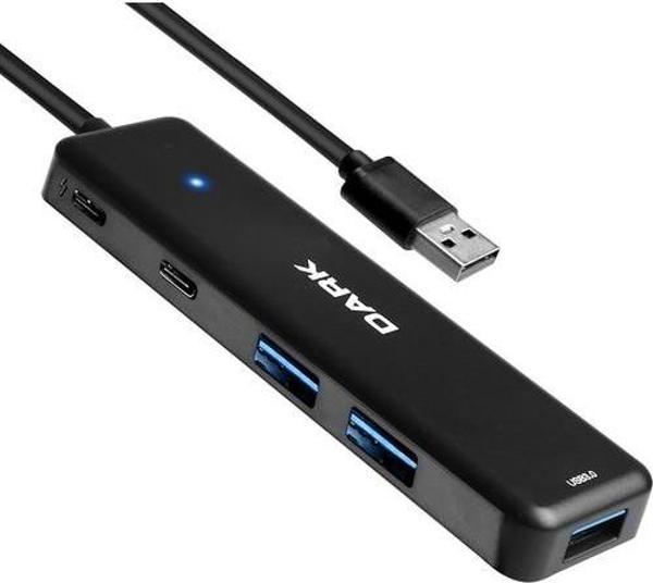 Dk-Ac-Usb347 Connect Master X5C Usb3.2Gen 1 Type-A To 3 Port Usb-A 1 Port Type-C 2.0-1X Type-C Dönüştürücü Çevirici Çokl - Image 1