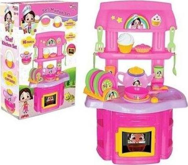 Dede Oyuncak Niloya Şef Mutfak Set 03313 - Image 1