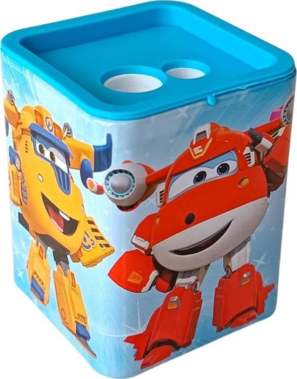 Dolphin Çiftli Kalemtıraş Harika Kanatlar Metal Sw-9753 (24 Lü Paket) - Image 1
