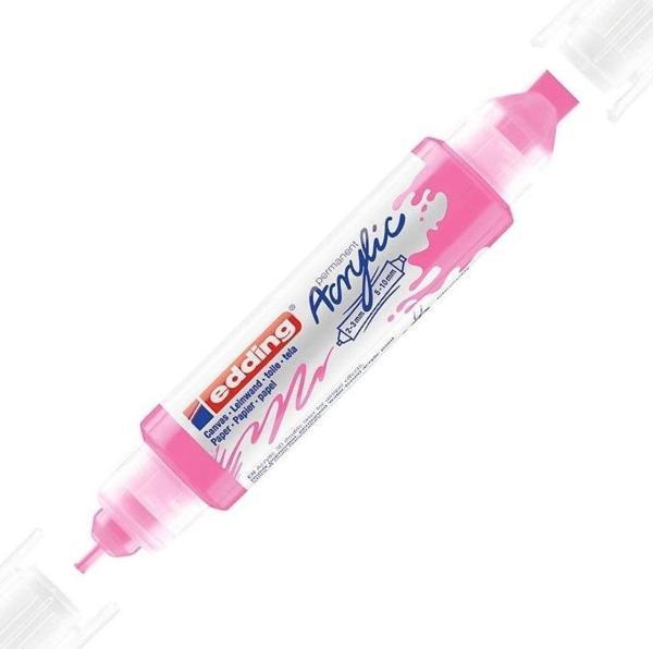Edding Akrilik Kalem 3D Double Liner Fosforlu Pembe 069 (5 Li Paket) - Image 1