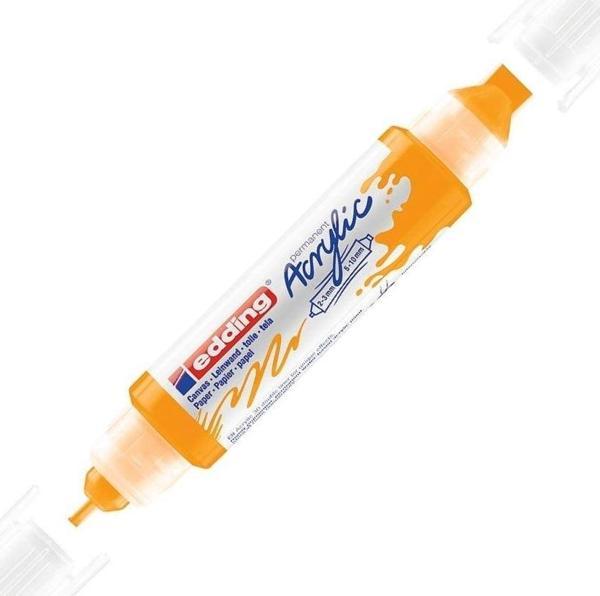 Edding Akrilik Kalem 3D Double Liner Güneş Sarısı 906 (5 Li Paket) - Image 1
