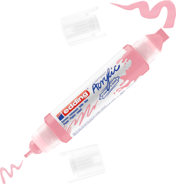 Edding Akrilik Kalem 3D Double Liner Leylak 935 (5 Li Paket) - Image 1